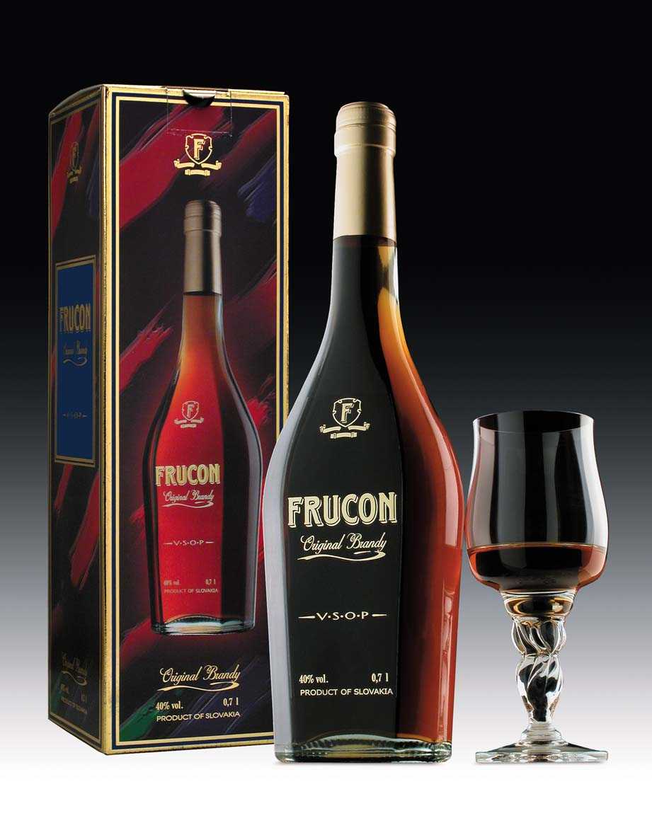 Frucon originál brandy - dárkové balení